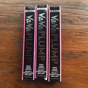 Buxom beauty. 3 va-va plump lipsticks and eyeliner